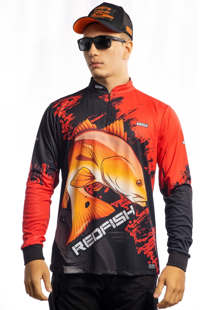  BRK Mens Long Sleeve Fishing Shirt Roosterfish UPF 30 Sun  Protection S : Clothing, Shoes & Jewelry